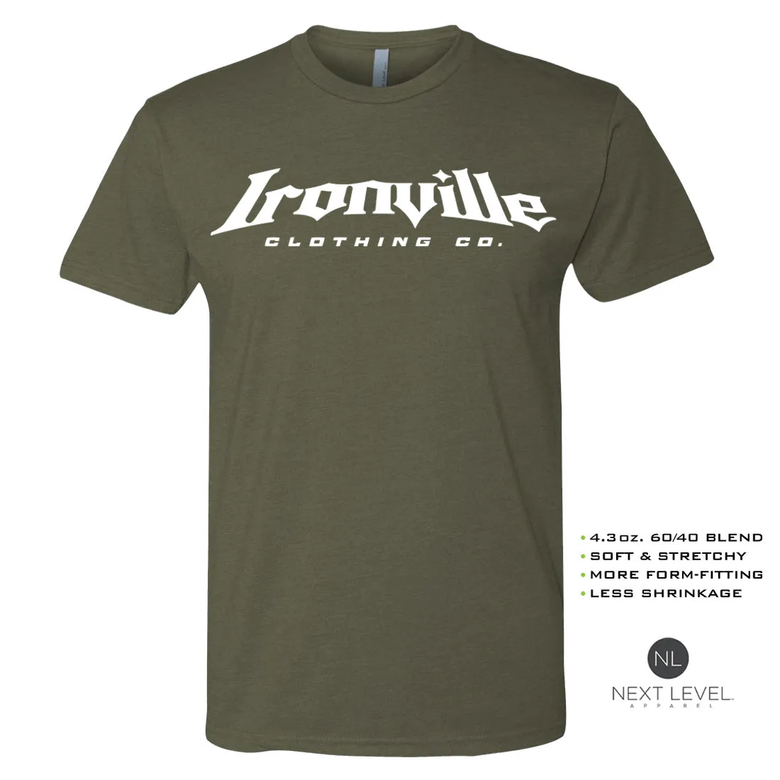 Ironville Worst Enemy Soft-Blend Fitted Gym T-shirt