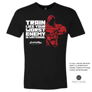 Ironville Worst Enemy Soft-Blend Fitted Gym T-shirt