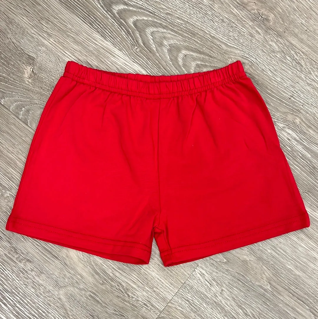 Itsy Bitsy Knit Shorts - Red