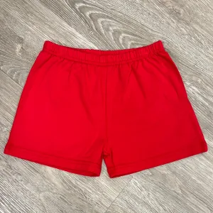 Itsy Bitsy Knit Shorts - Red