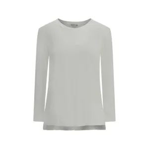 James Perse Semi-transparent Long Sleeve Jersey