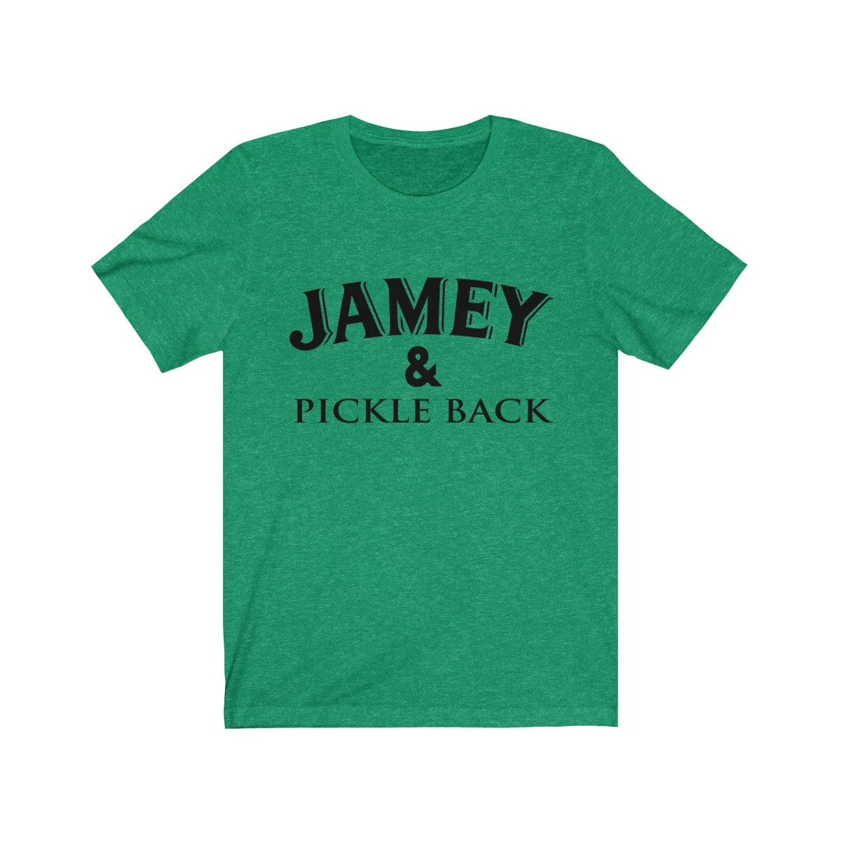 Jamey and Pickle Back Unisex Jersey Short Sleeve Tee
