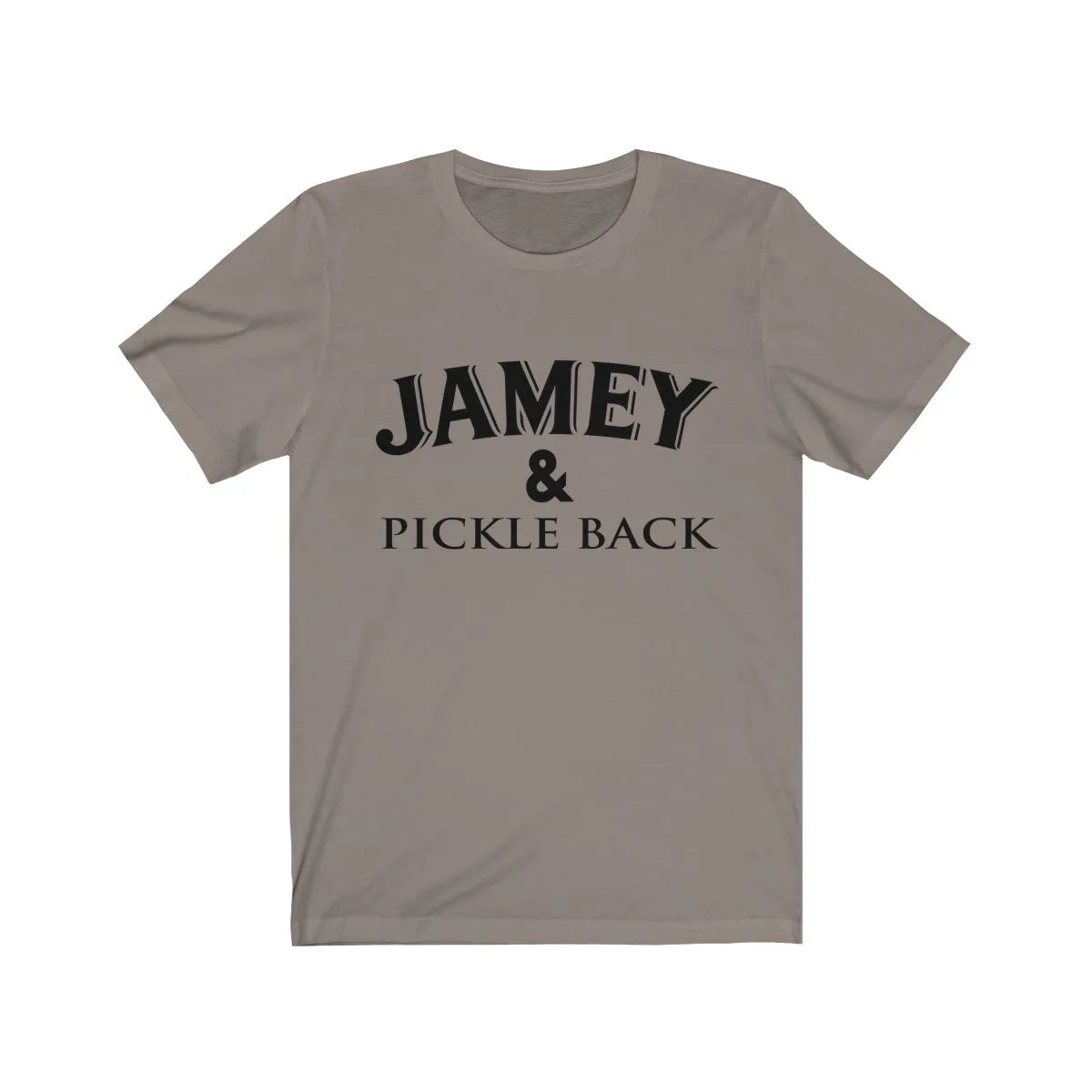 Jamey and Pickle Back Unisex Jersey Short Sleeve Tee