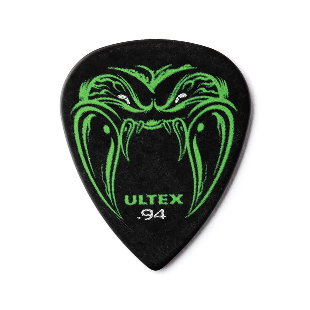 Jim Dunlop PH112P.94 Black Fang Guitar Pick, 6-Picks Player Pack