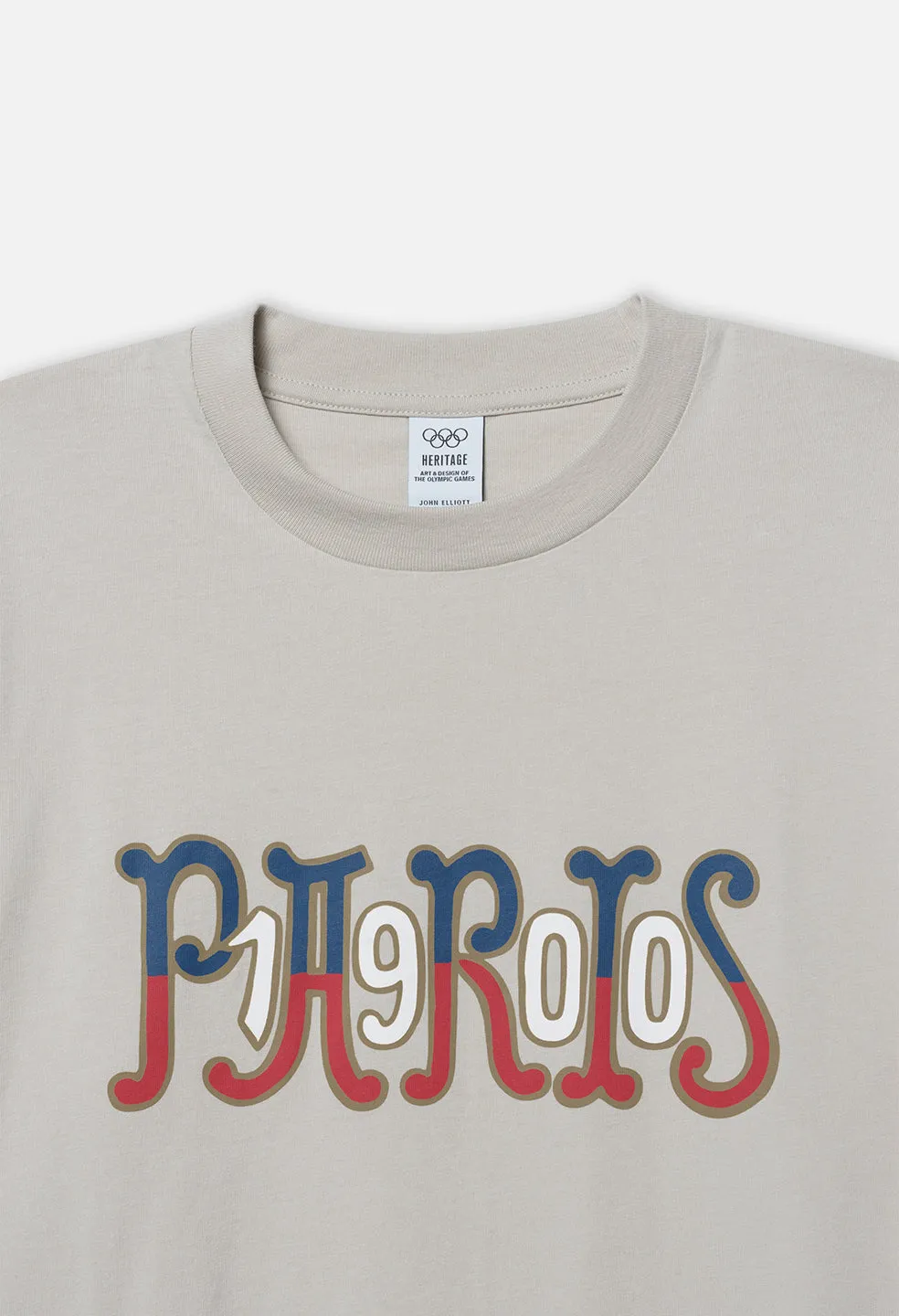John Elliott x Olympic Heritage Paris University Tee / Grey