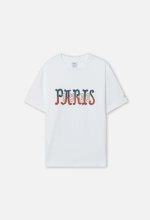 John Elliott x Olympic Heritage Paris University Tee / White