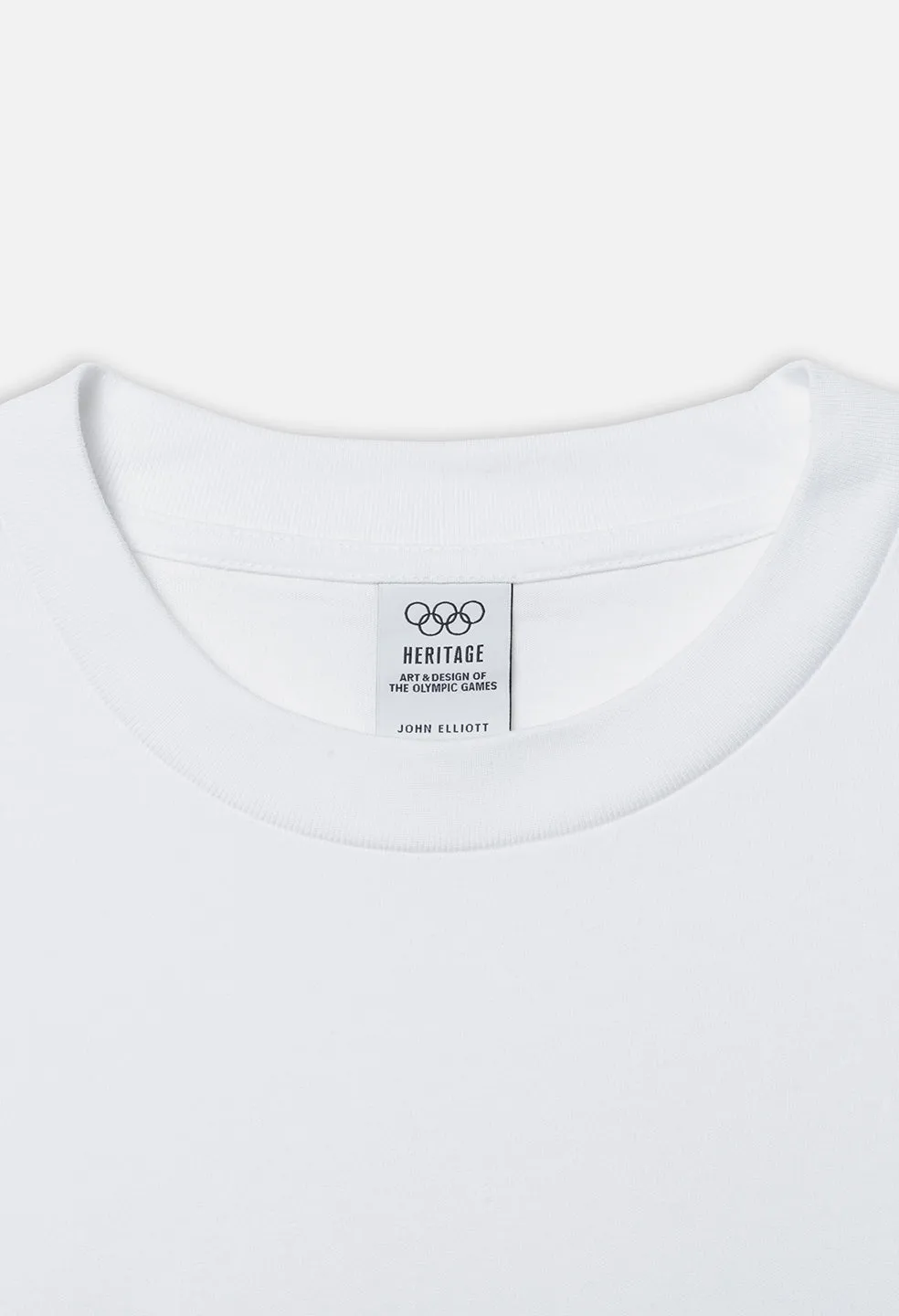 John Elliott x Olympic Heritage Paris University Tee / White