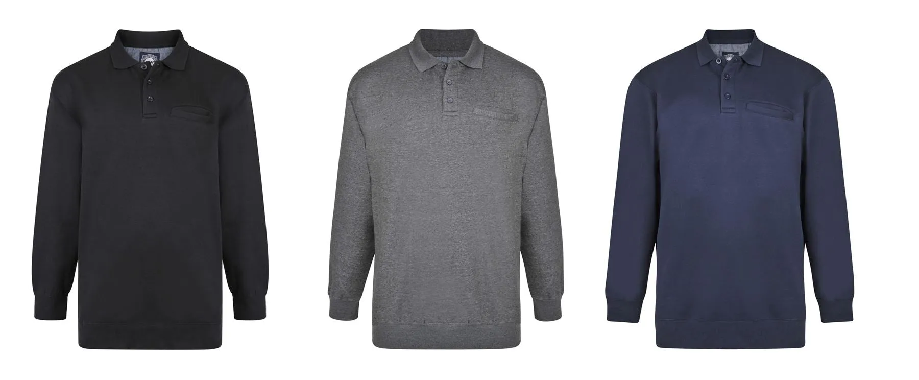 KAM Cotton Rich Polo Collar Sweater(507)