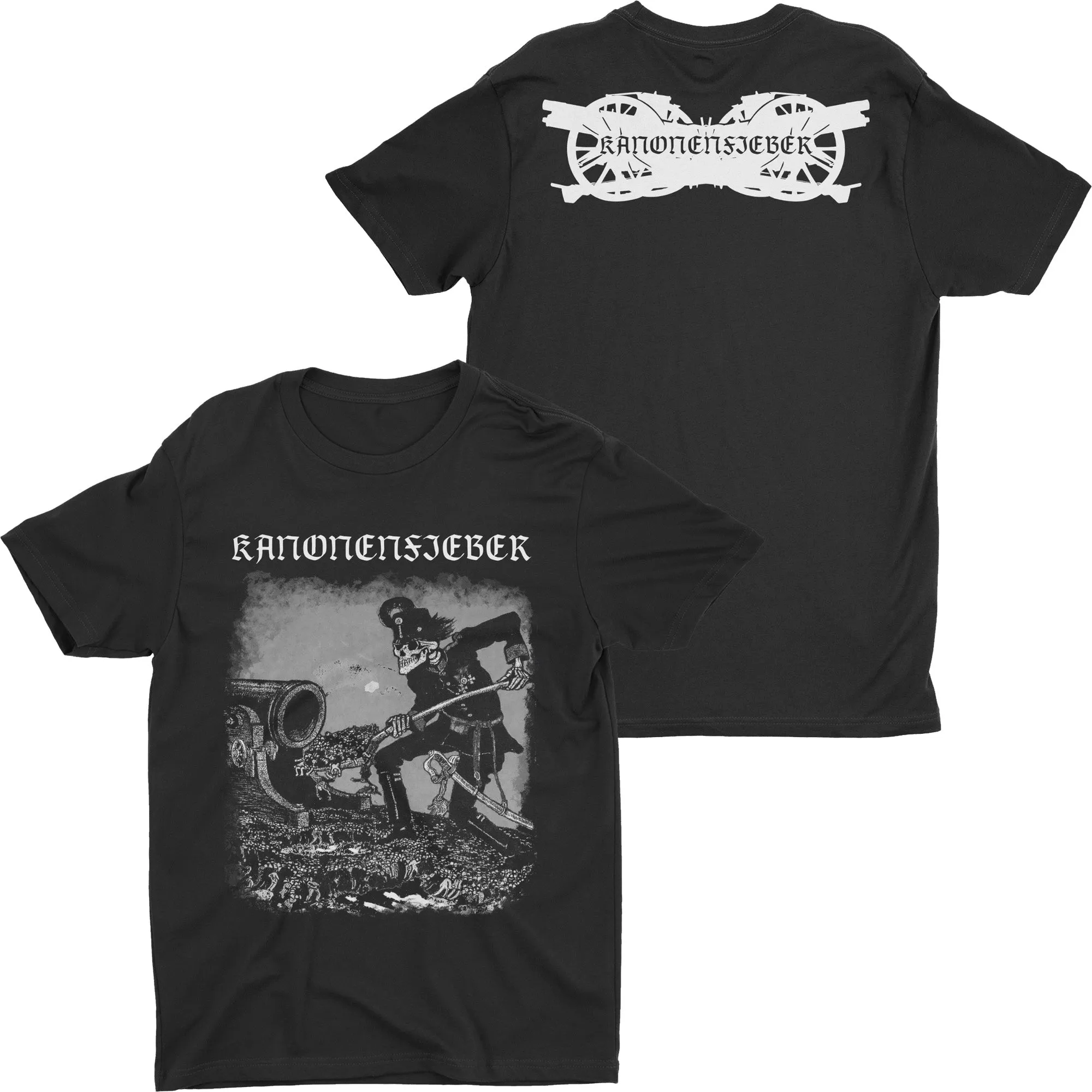 Kanonenfieber - Menschenmuhle Black & White t-shirt