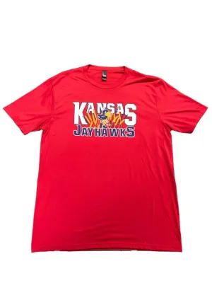 Kansas Jayhawks Vintage 1912 Wheat Triblend Tee - Red
