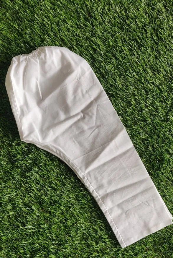 Klingaru White Pajama for Kurtas