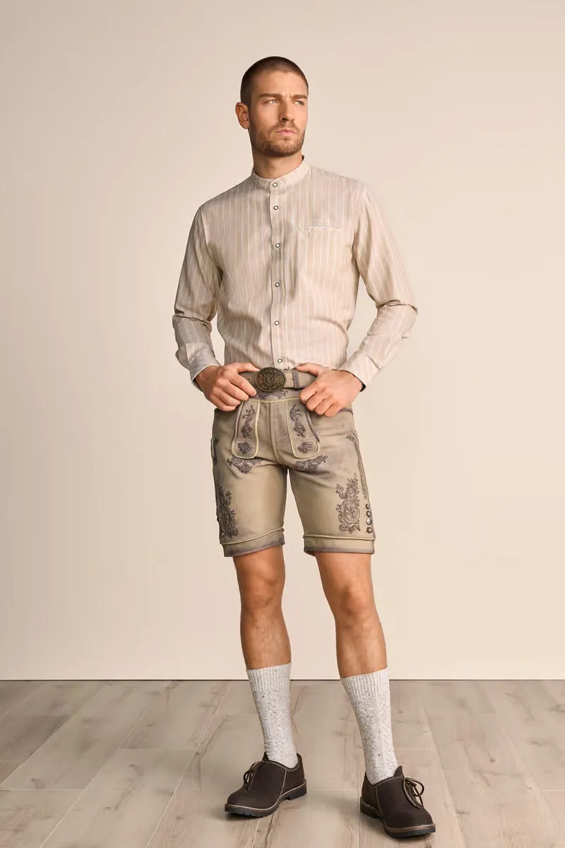Krueger Traditional "Samir" (beige) Long Sleeve Shirt