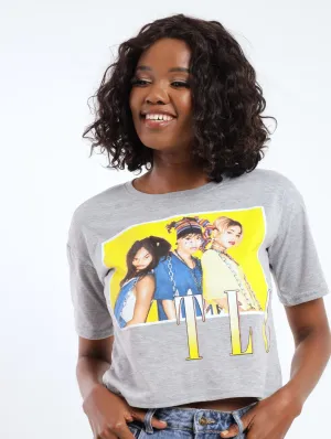 Ladies TLC Boxy Tee - Grey Melange