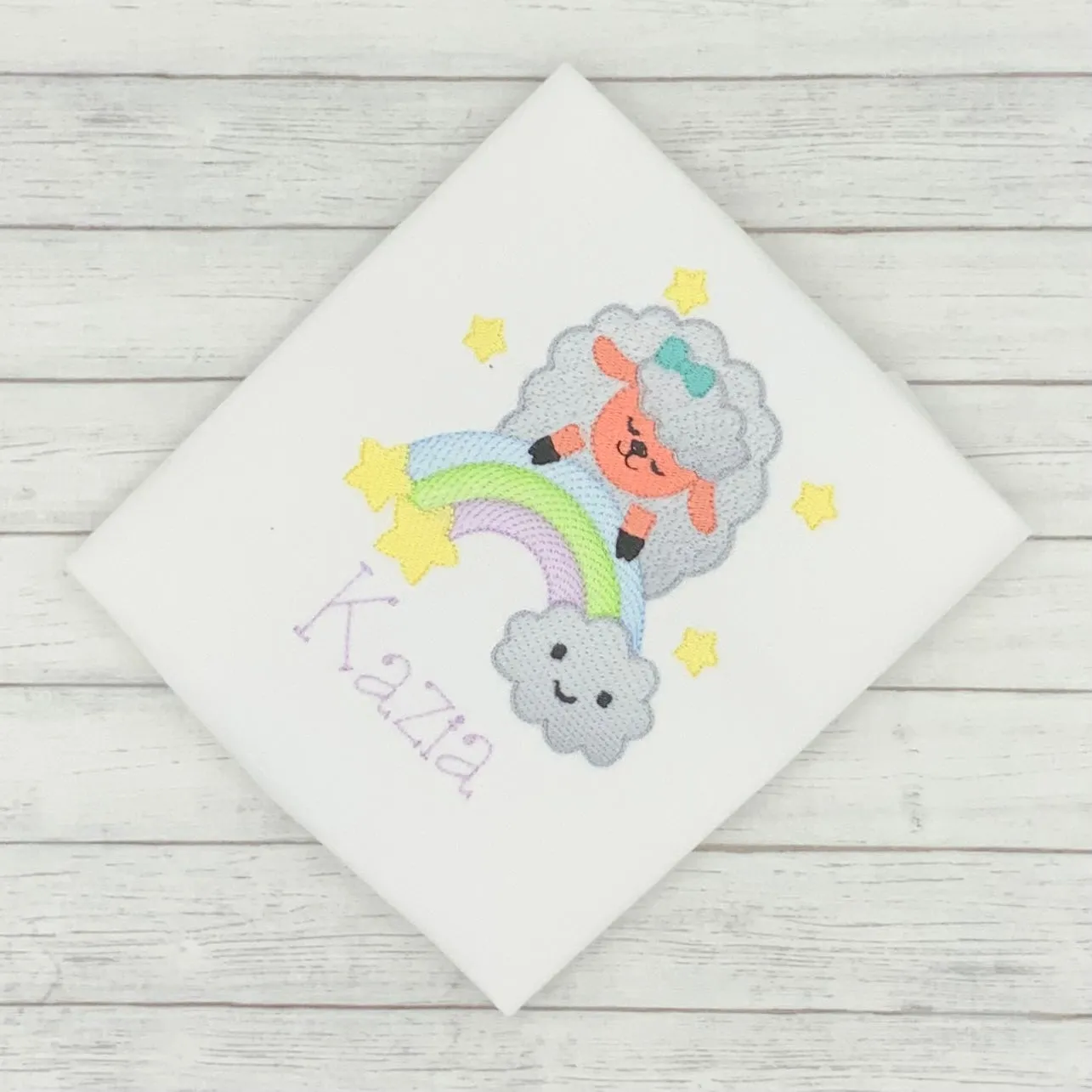 Lamb On Rainbow Bodysuit