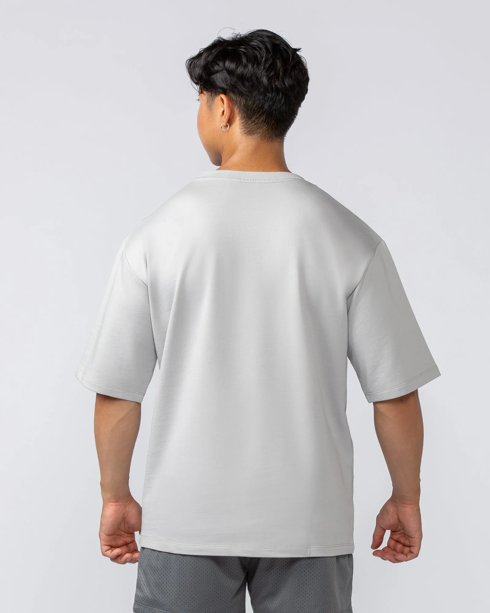 Lee Lem Boxy Loopback Tee - Ice Grey