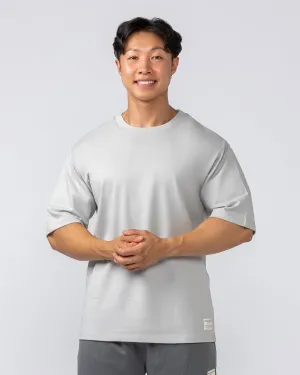 Lee Lem Boxy Loopback Tee - Ice Grey