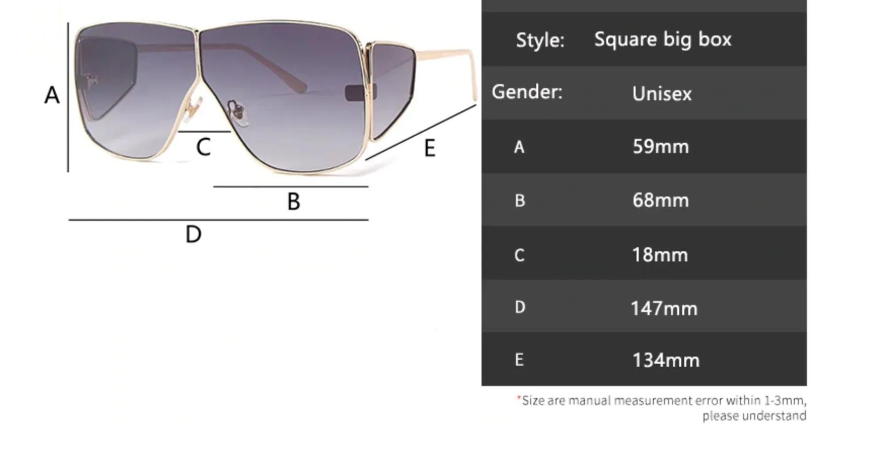 Lentes tipo Diseñador Tom Spector Ford Extra Grandes Unisex Sol Armazón Metal