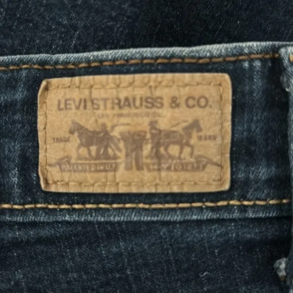 Levi's High Waisted Mom Jean Shorts