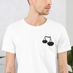 LIBRA T-SHIRT - Libra Symbol Embroidery