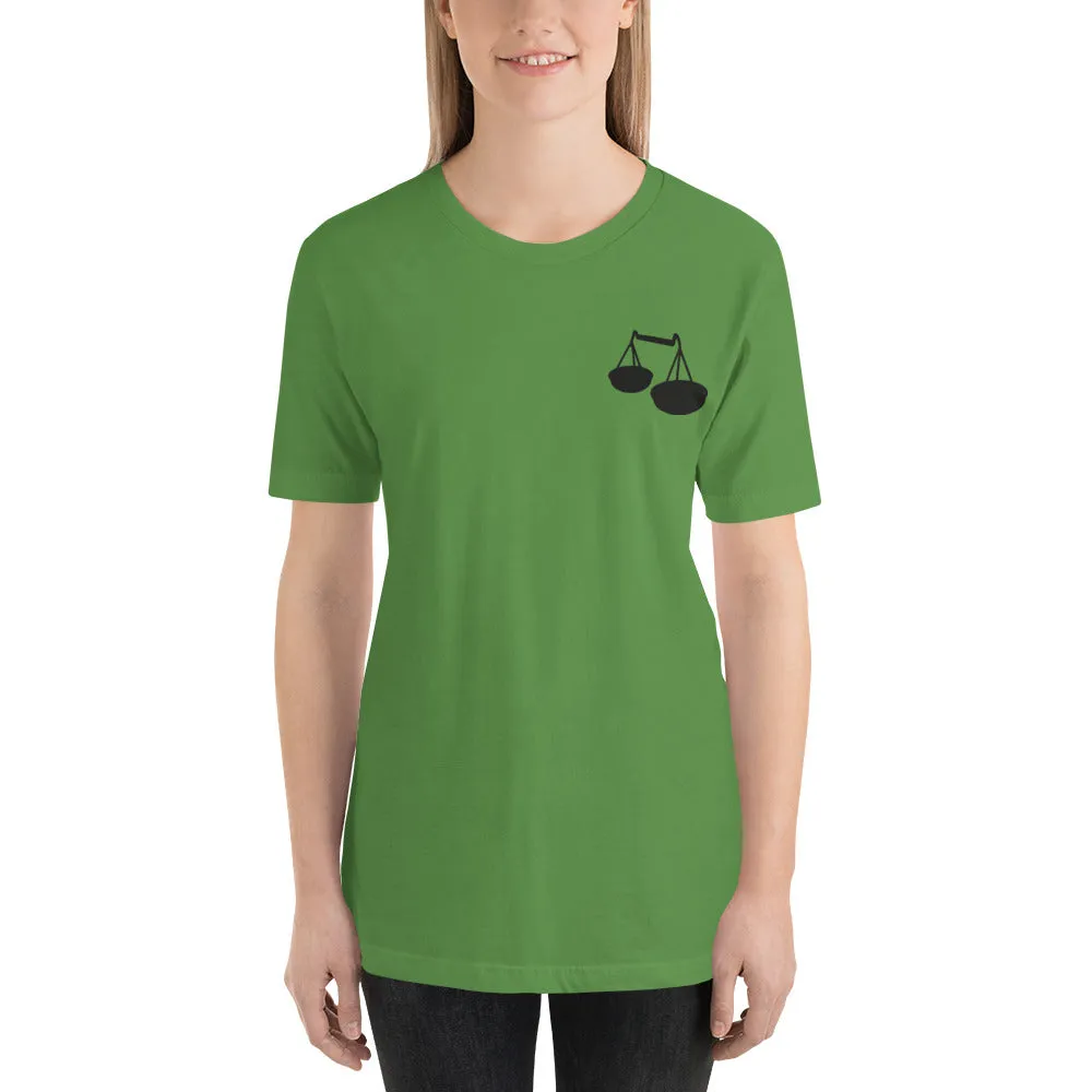 LIBRA T-SHIRT - Libra Symbol Embroidery