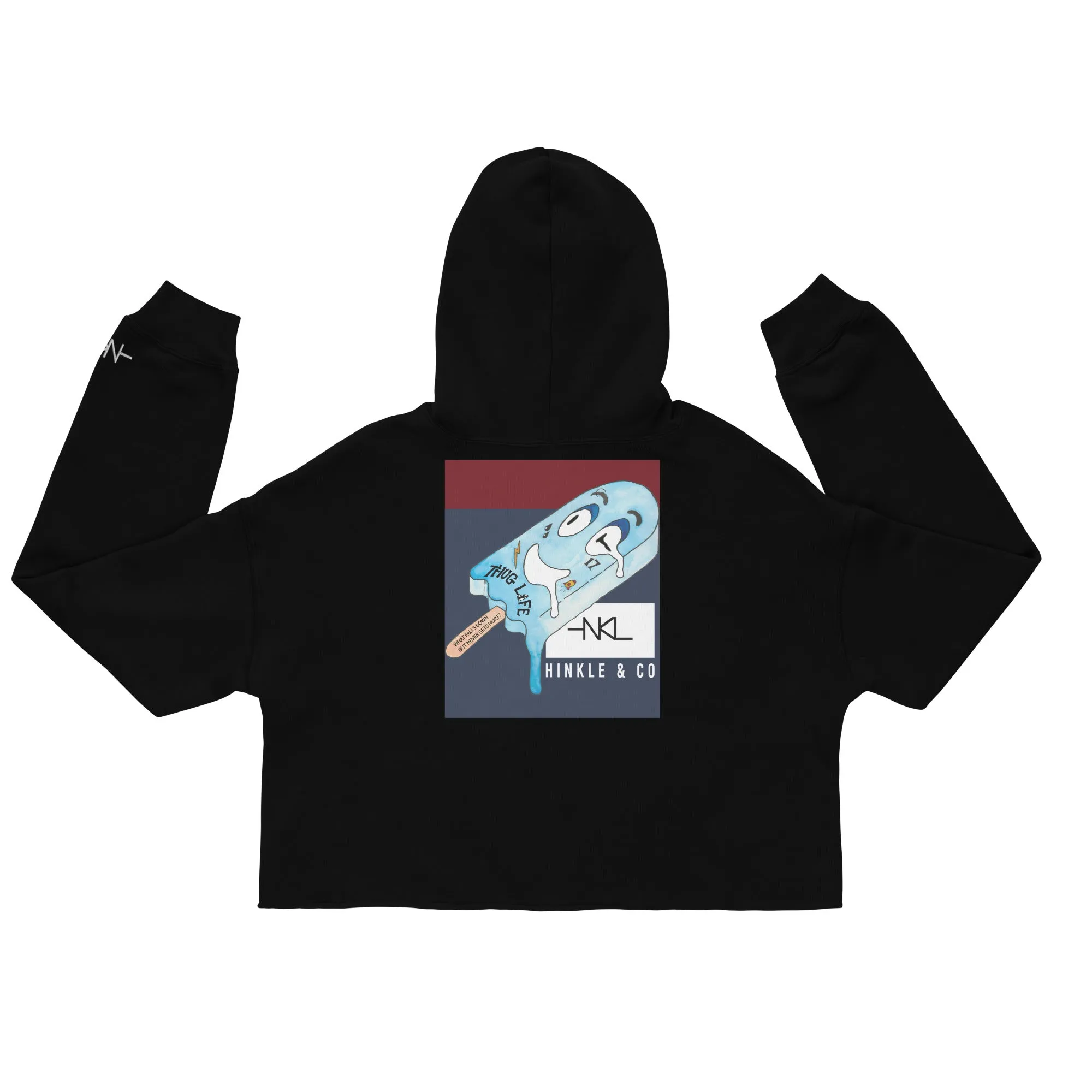 Lil' Makaveli Crop Hoodie | Ice-Cold Icon