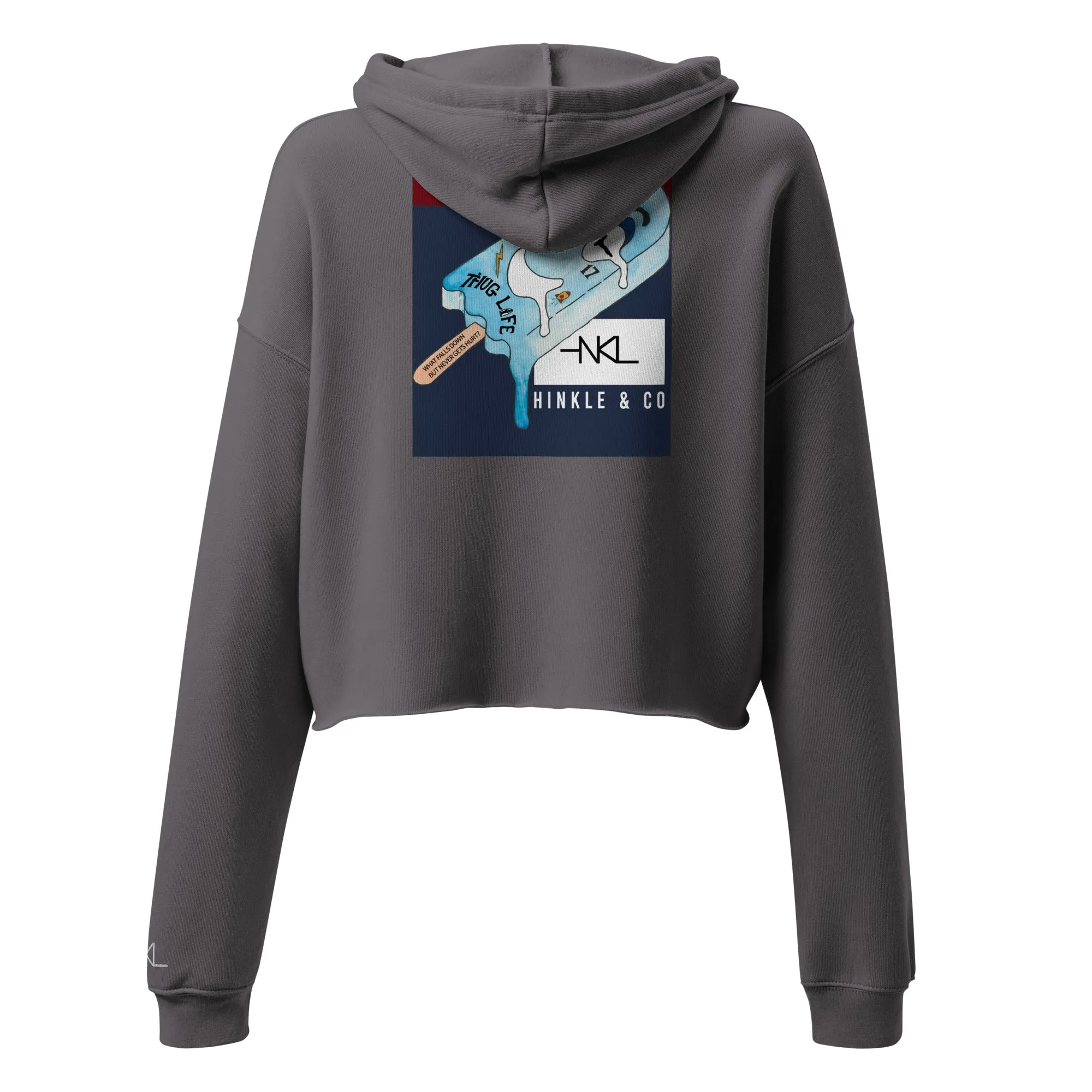 Lil' Makaveli Crop Hoodie | Ice-Cold Icon