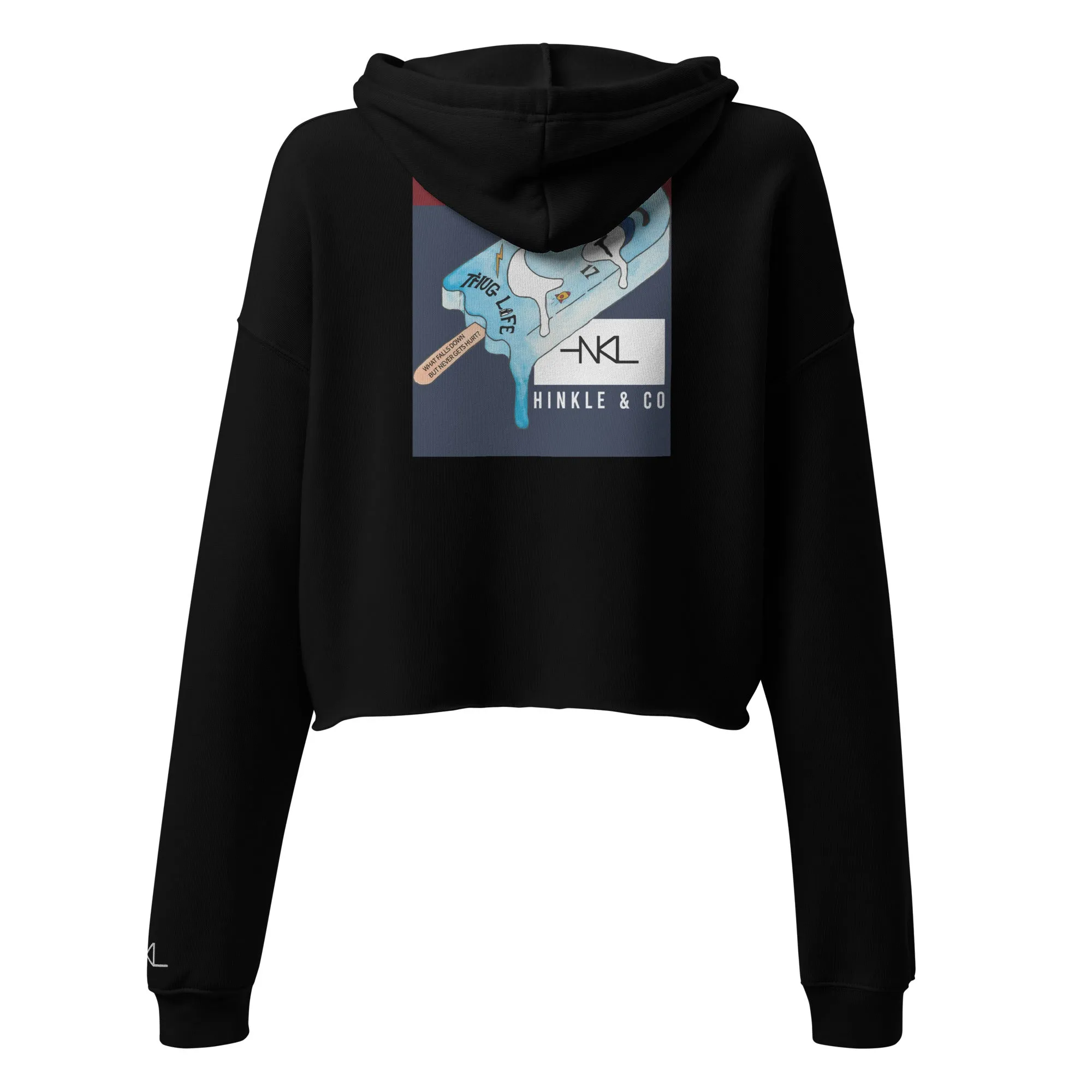 Lil' Makaveli Crop Hoodie | Ice-Cold Icon