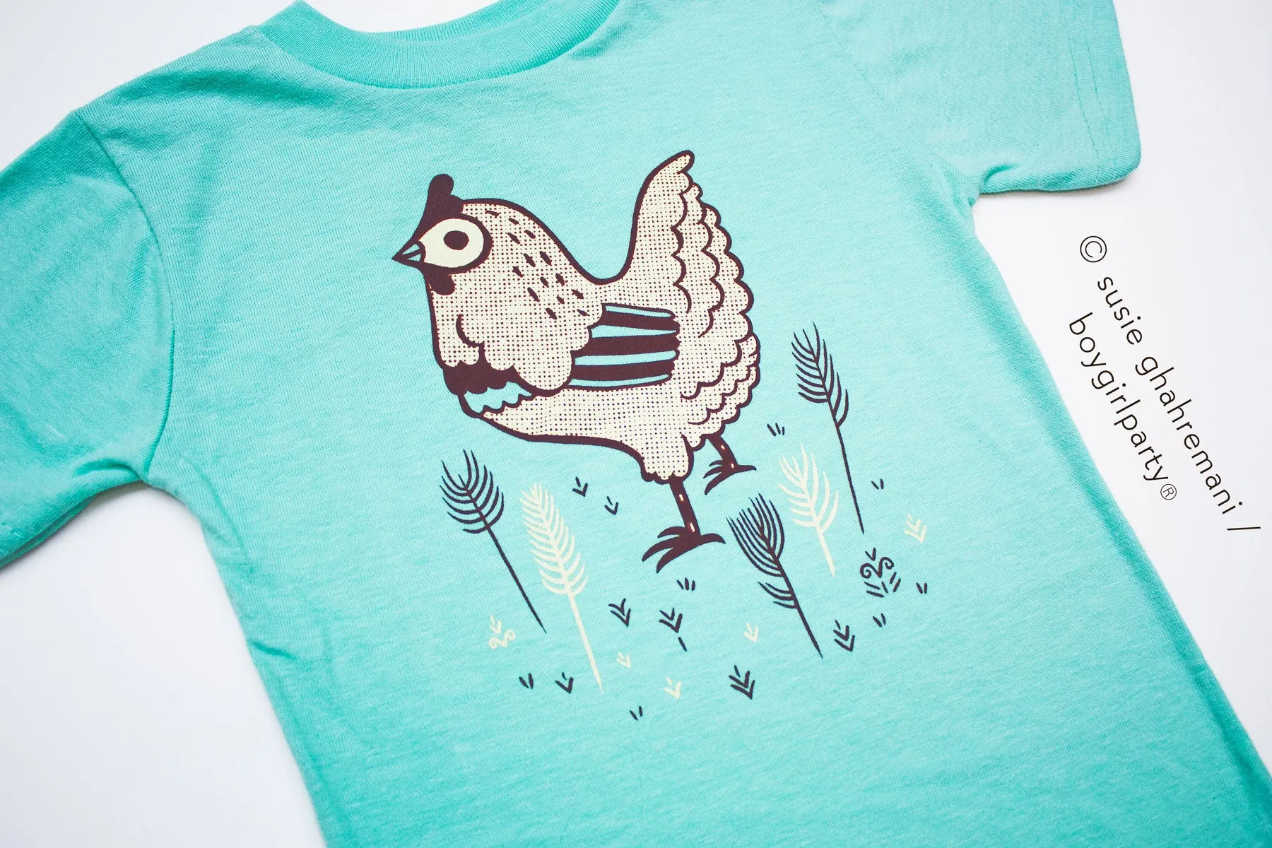 Little Chicken -- Organic Kids T-shirt Toddler Tshirt boygirlparty.com