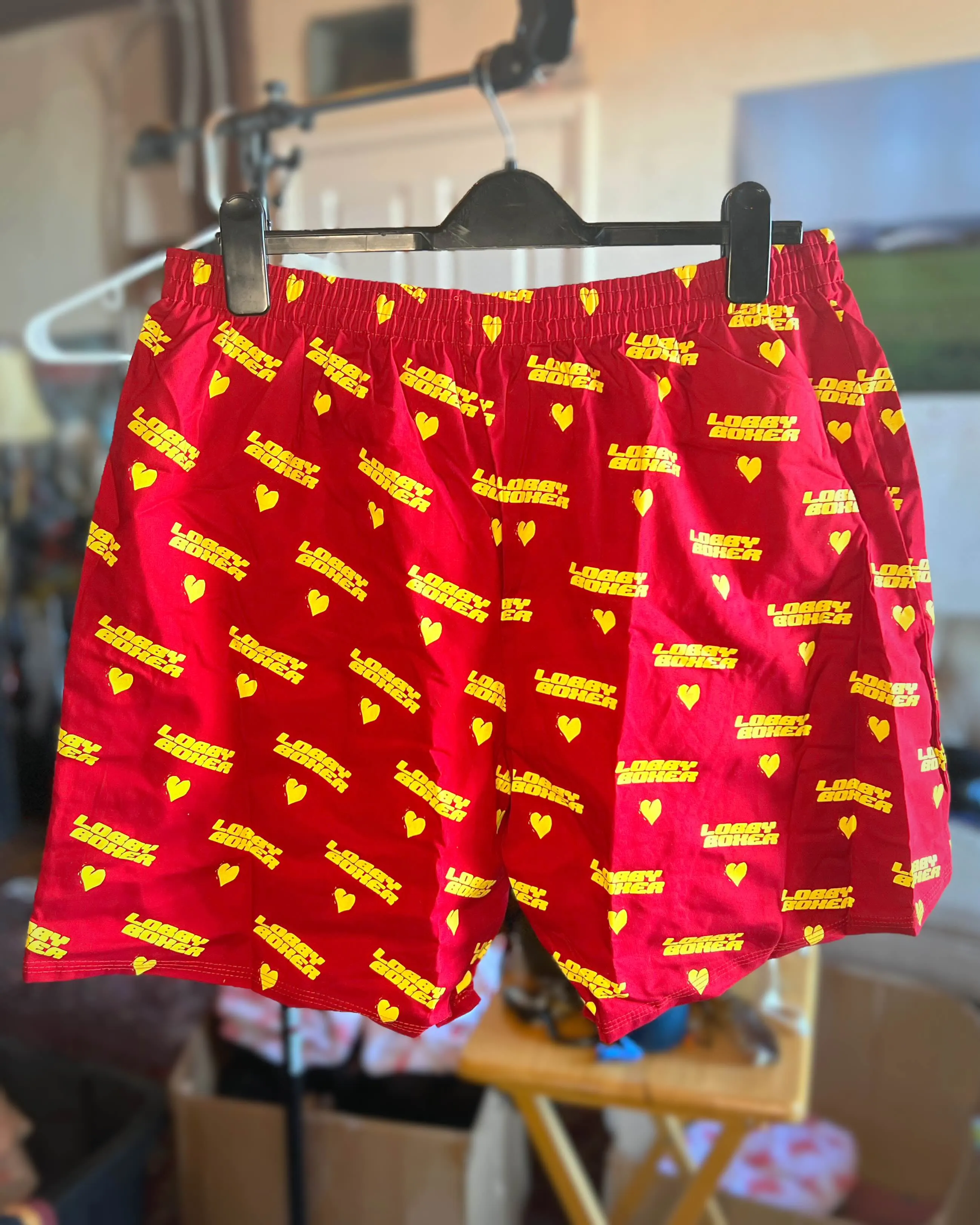 Lobby BOXERS (yellow & red, old logo)