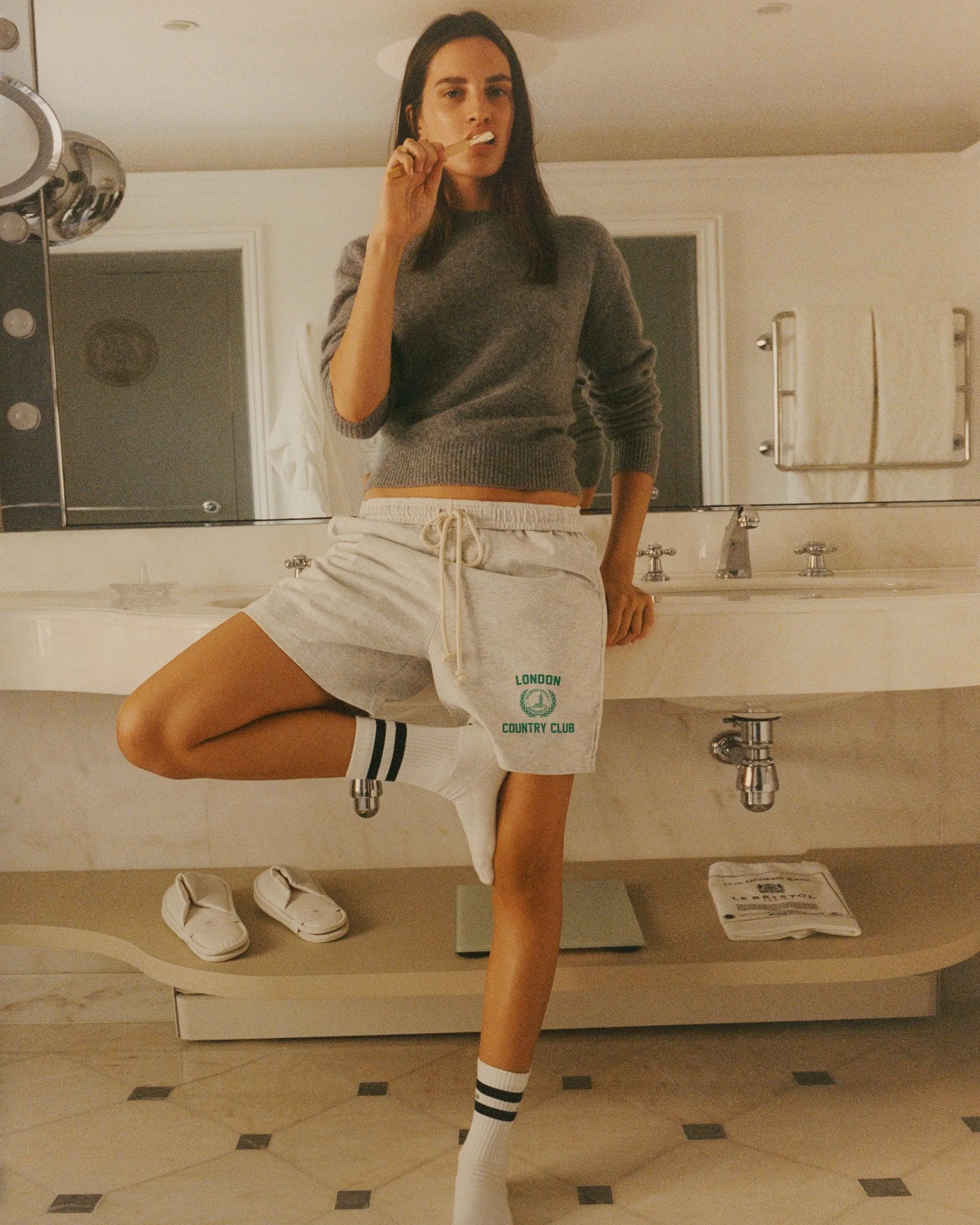 London Country Club Shorts - Heather Grey