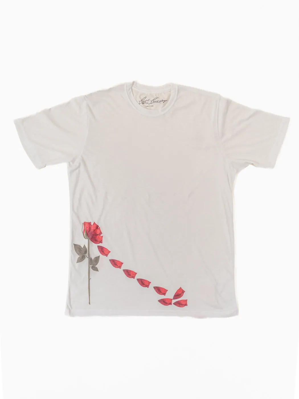 Lost Love (Falling Rose) White
