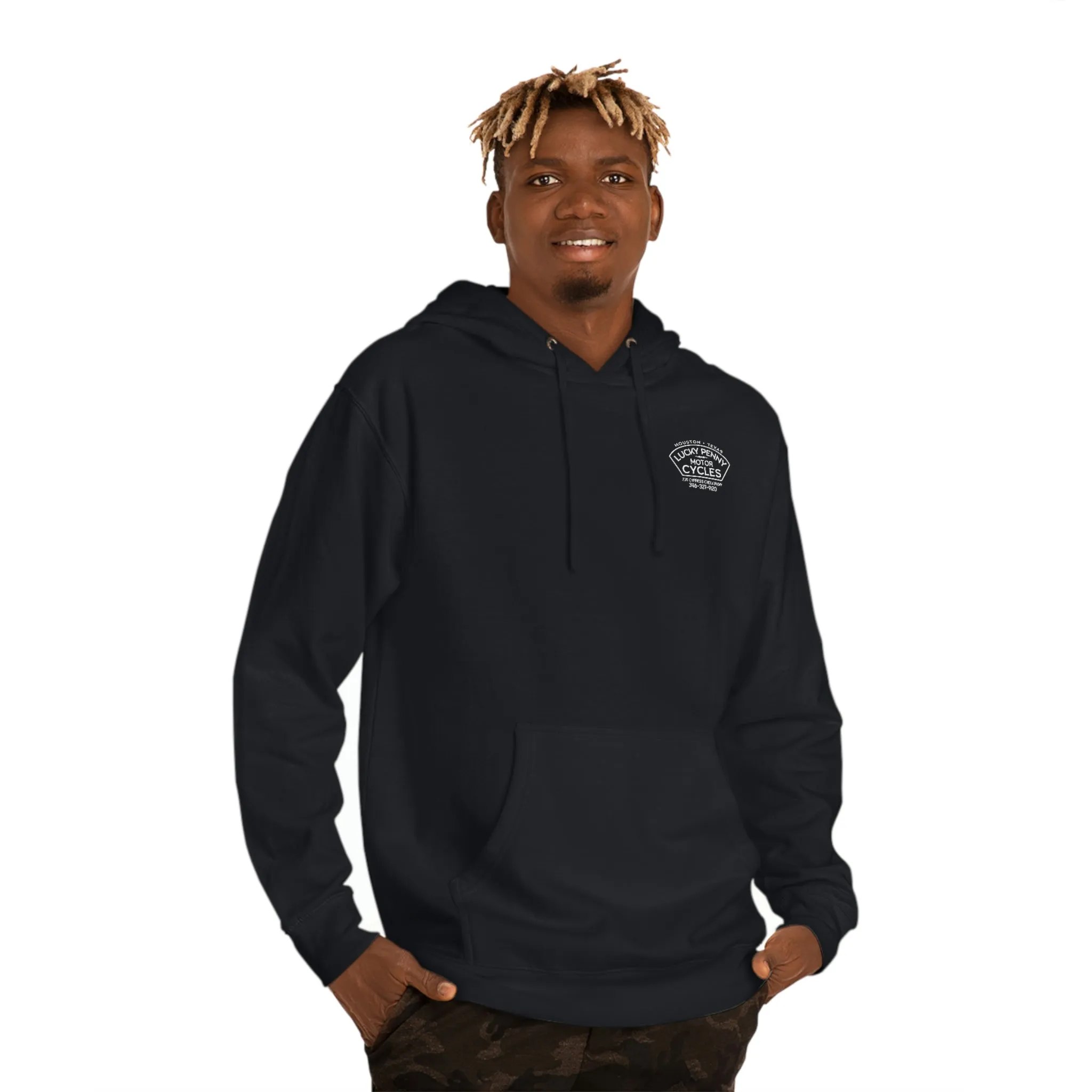 Lucky Penny Cycles Houston St. Patrick's Day Hooded Sweatshirt