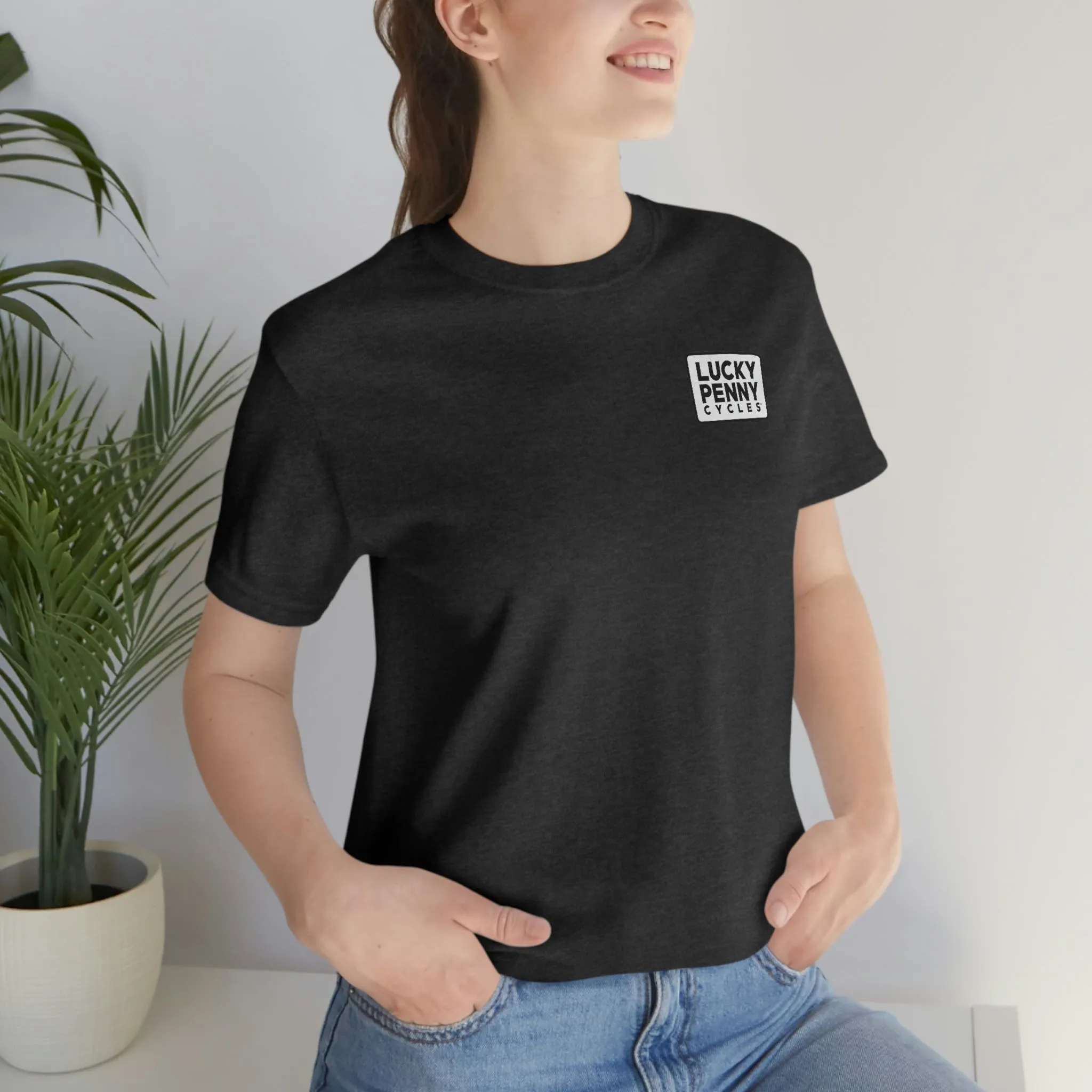 Lucky Penny Cycles Vintage Square T-Shirt