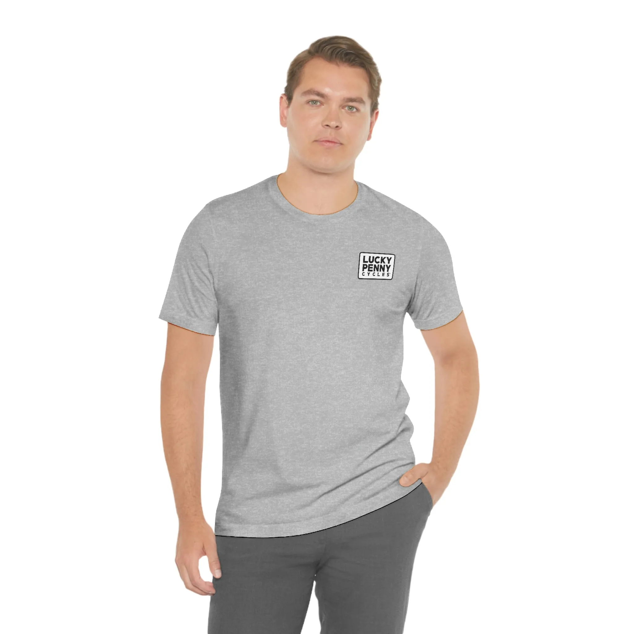 Lucky Penny Cycles Vintage Square T-Shirt