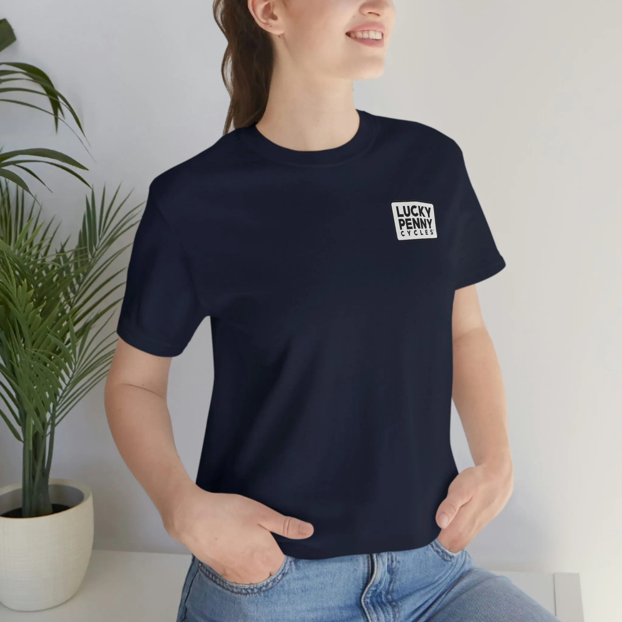 Lucky Penny Cycles Vintage Square T-Shirt