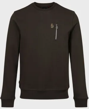 Luke 1977 Paris 2 Crew Sweatshirt Dark green
