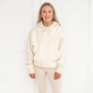 Luxe Oversized Initial Signature Hoodie - Unisex
