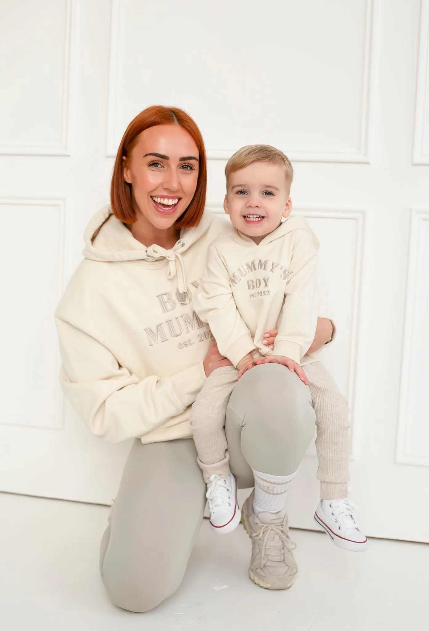 Luxe Oversized Matching Signature Hoodie - Unisex