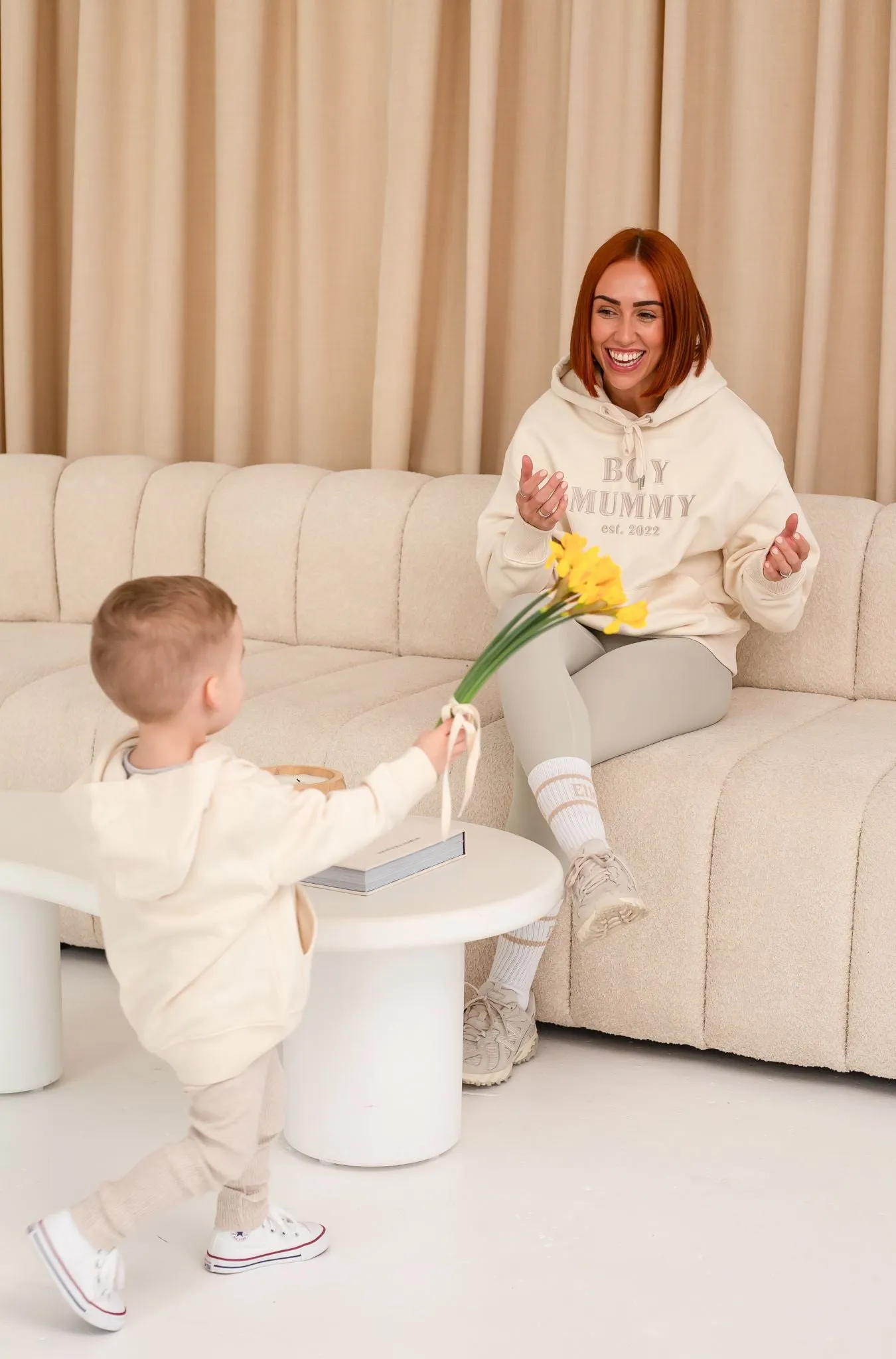 Luxe Oversized Matching Signature Hoodie - Unisex
