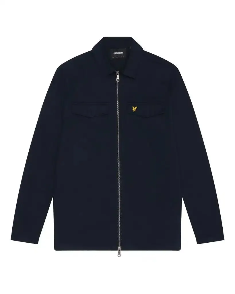 Lyle & Scott Mens Cotton Overshirt Navy