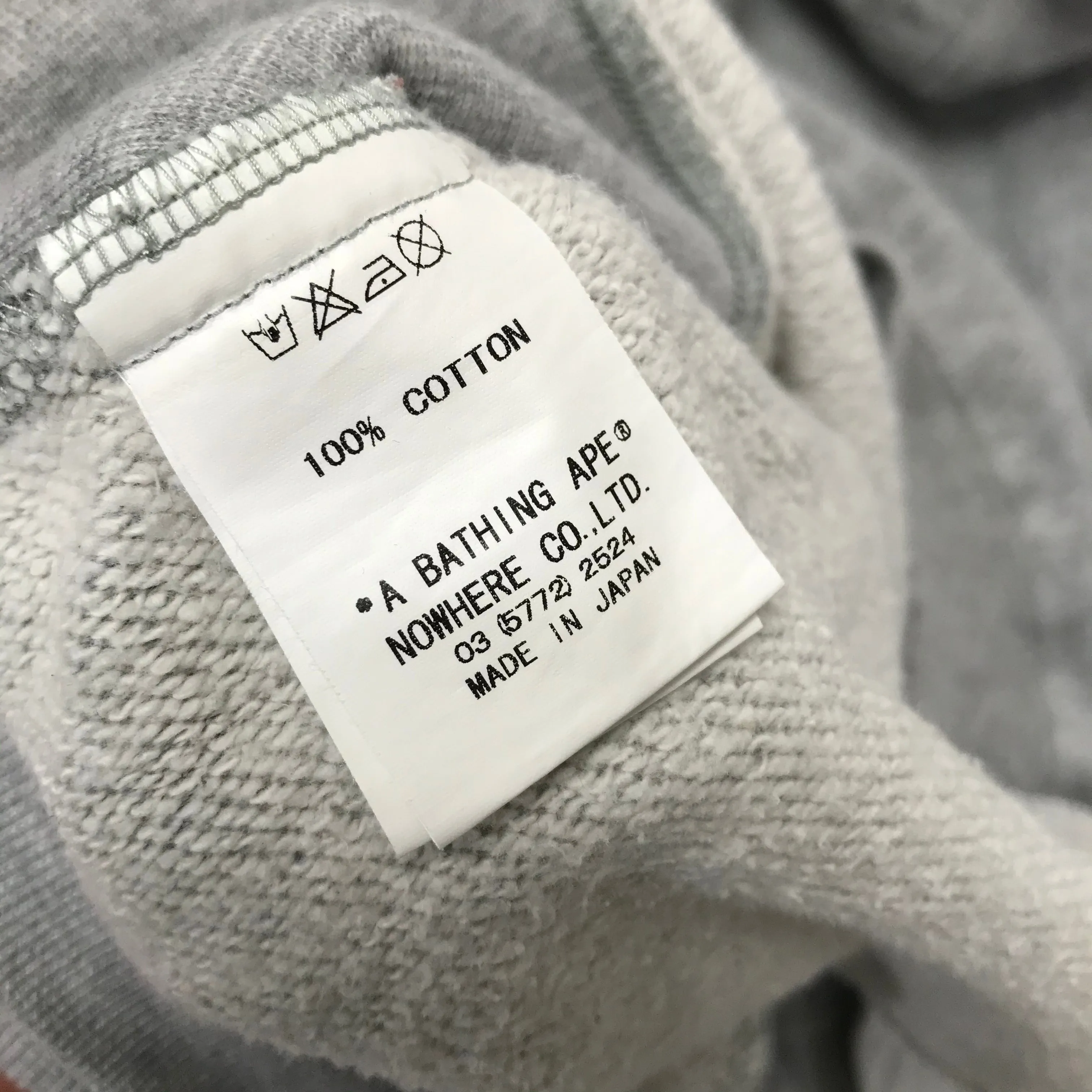 [M] A Bathing Ape Bape Baby Milo Modern Faces Logo Pullover Hoodie