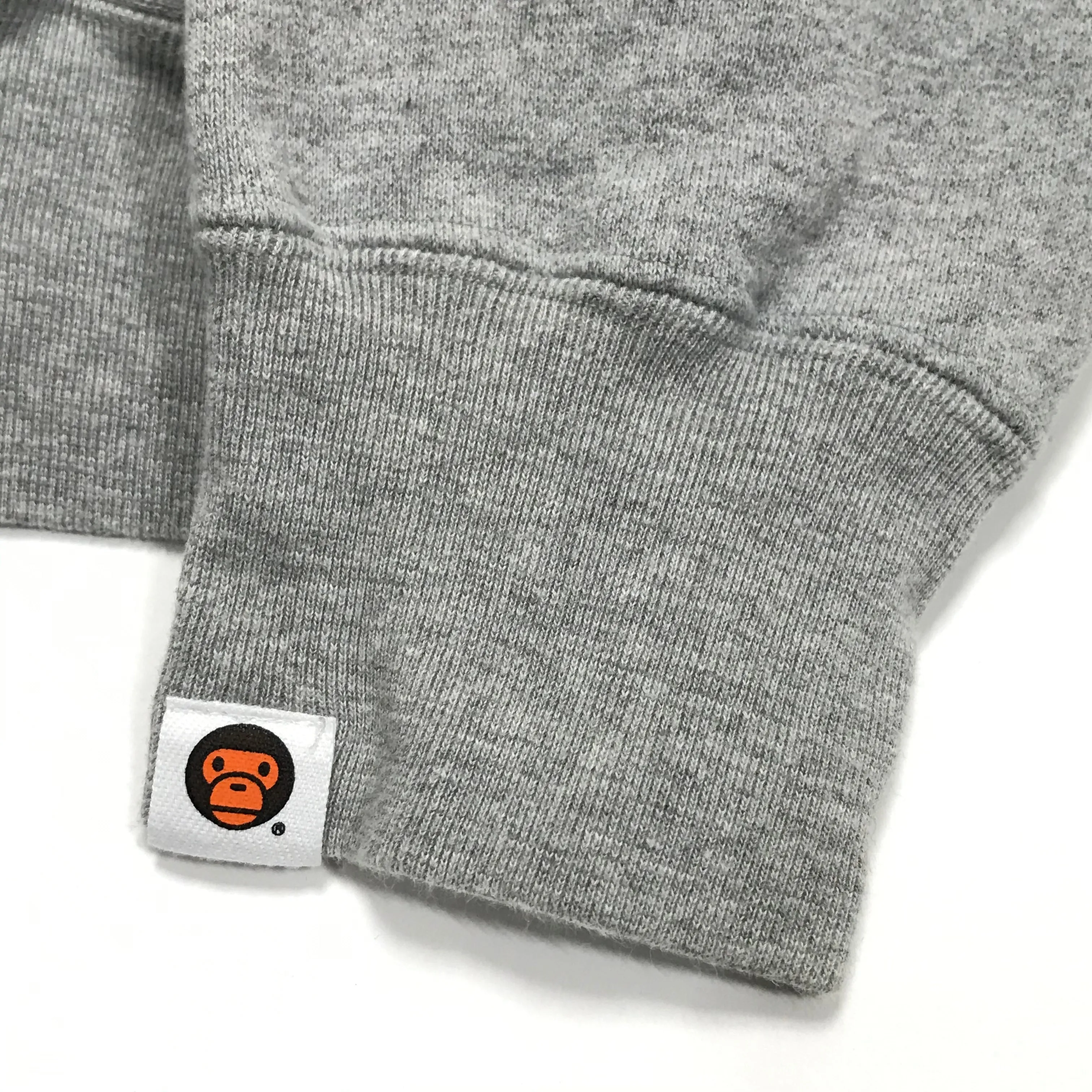 [M] A Bathing Ape Bape Baby Milo Modern Faces Logo Pullover Hoodie