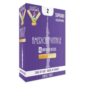 Marca American Vintage Reeds ~ 10 pack ~ Soprano Sax ~ 2