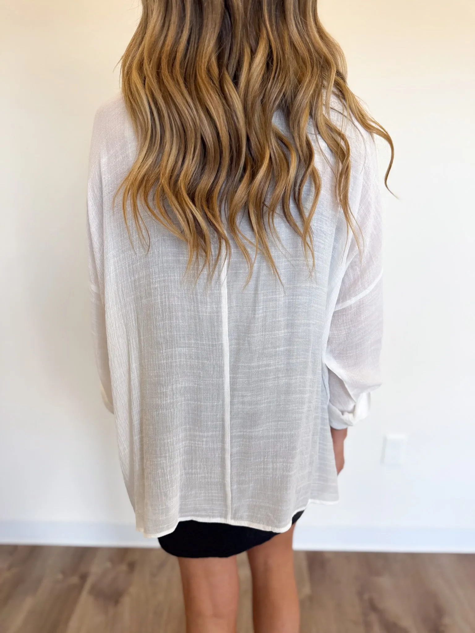 Maye Button Up Oversized Shirt