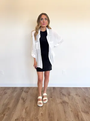 Maye Button Up Oversized Shirt