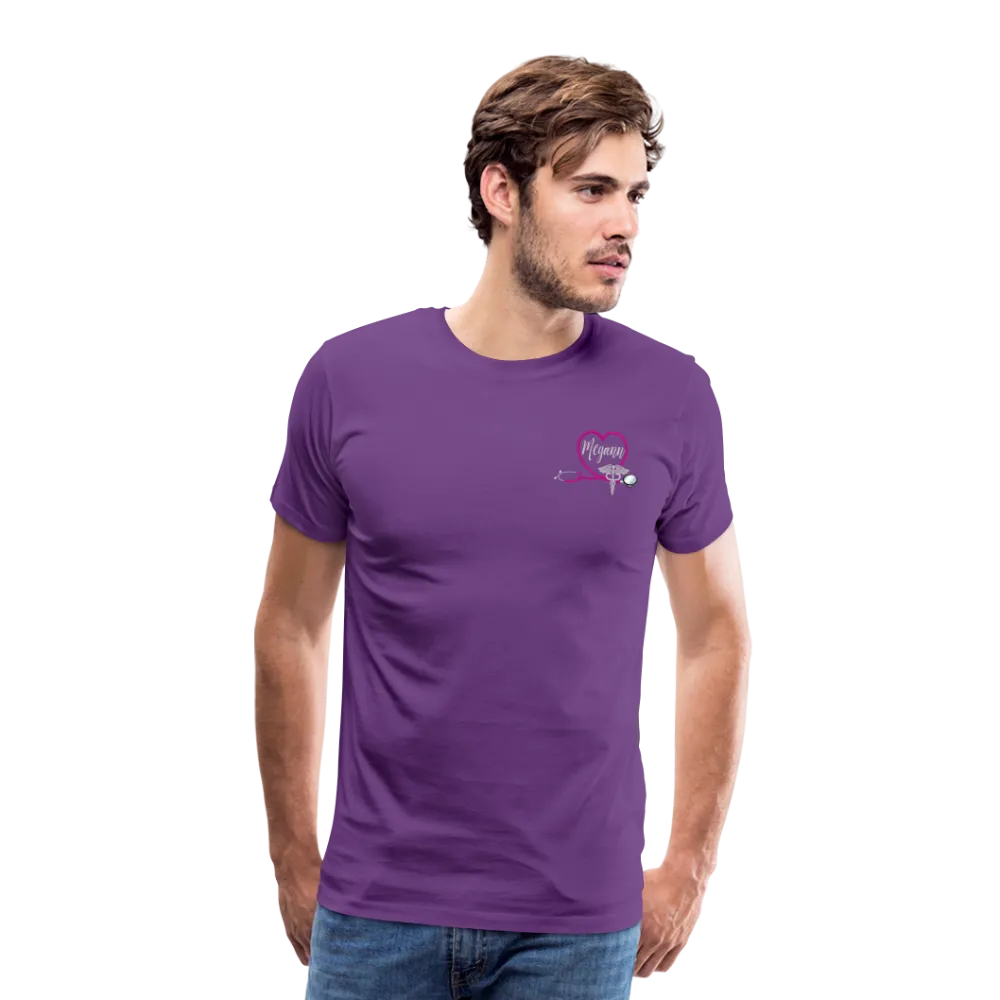 Megann Emergency Nurse Flag Men's Premium T-Shirt
