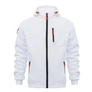 Men's Christopher Hooded Zipper Jacket (Casual)