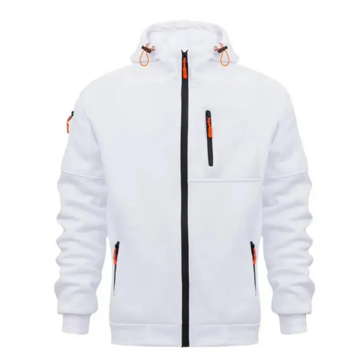 Men's Christopher Hooded Zipper Jacket (Casual)