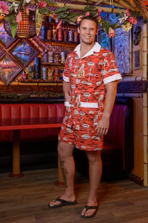 Mens Fireball Cabana Set