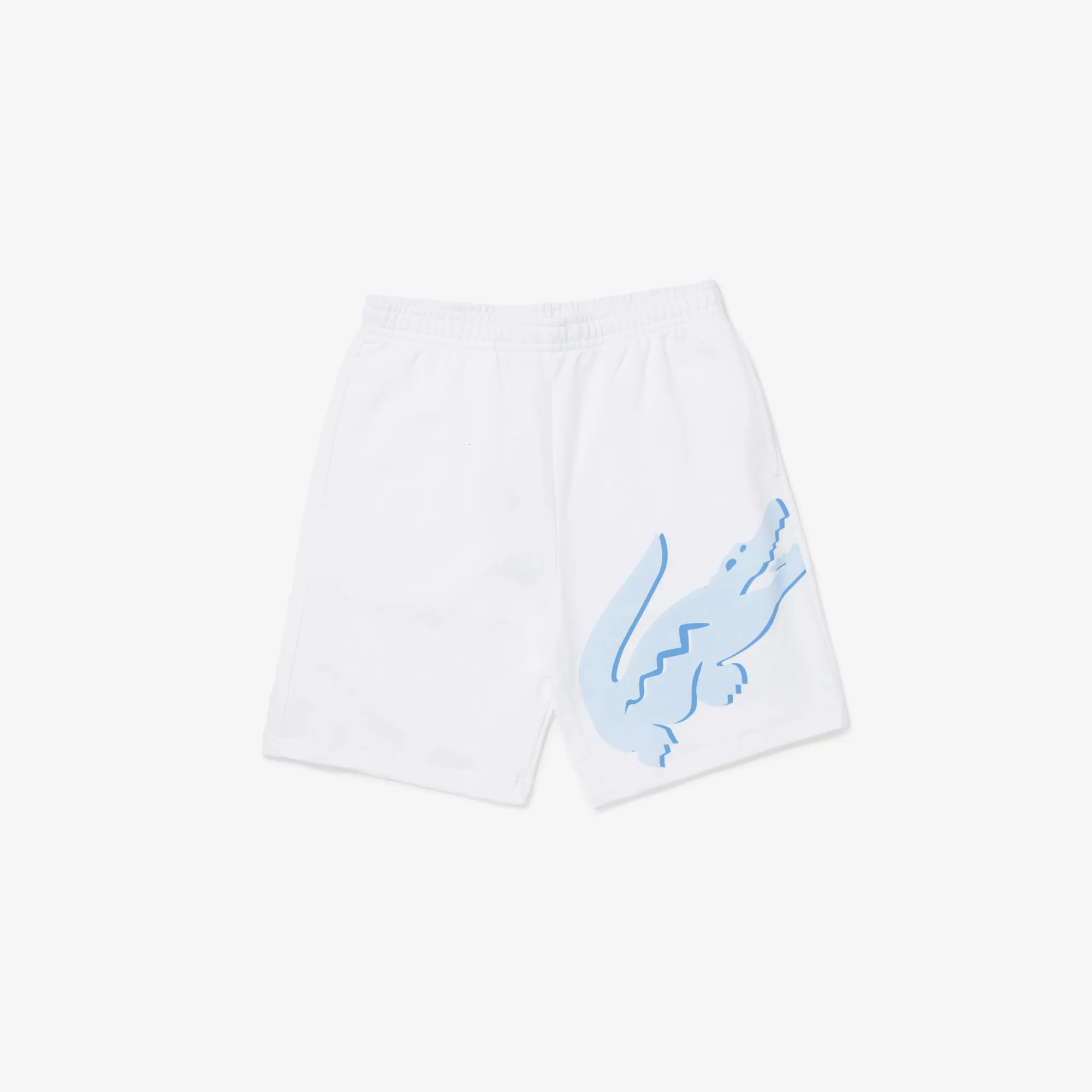 Men's Oversized Crocodile Print Organic Cotton Shorts